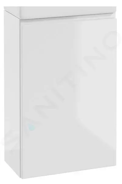 kielle 50002400 - Skříňka pod umyvadlo 40 cm, lesklá bílá