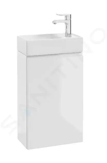kielle 50002S40 - Skříňka s umývátkem, 40x68x22 cm, lesklá bílá