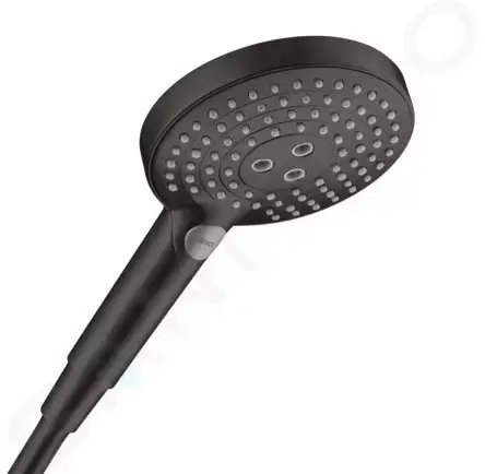 Hansgrohe Sprchová hlavice 120, 3 proudy, EcoSmart, matná černá 26531670