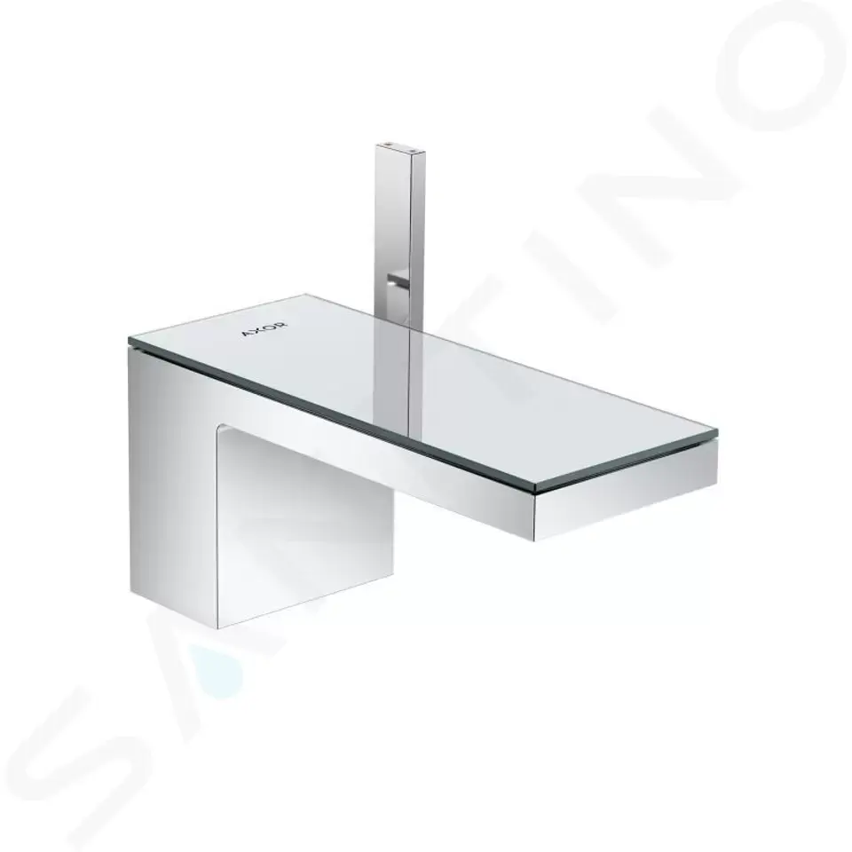 Axor Umyvadlová baterie s výpustí Push-Open, chrom/zrcadlové sklo 47010000
