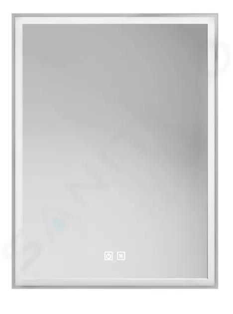 kielle Zrcadlo s LED osvětlením a vyhříváním, 60x80 cm 50324001