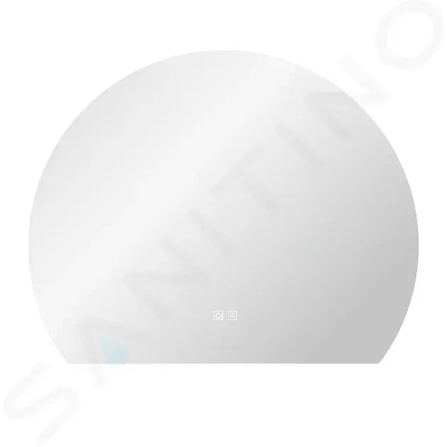 kielle Idolio - Zrcadlo s LED osvětlením a vyhříváním, průměr 100 cm 50324091