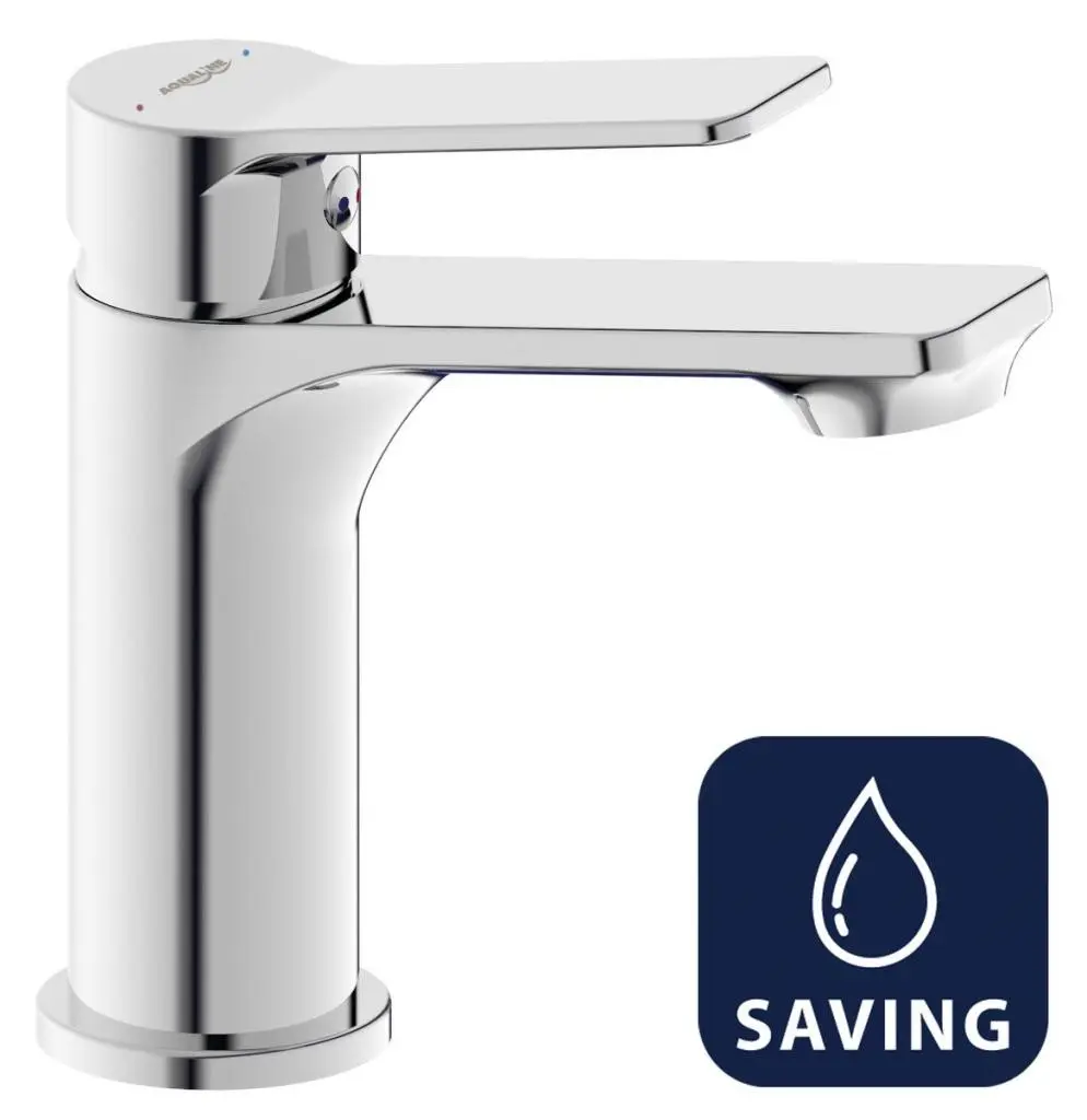 AQUALINE SINTRA stojánková umyvadlová baterie, úsporný perlátor 6 l/min, chrom SX002-02