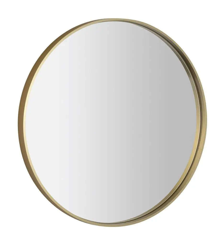 SAPHO - NOTION kulaté zrcadlo v rámu ø 60cm, zlato mat NT600G