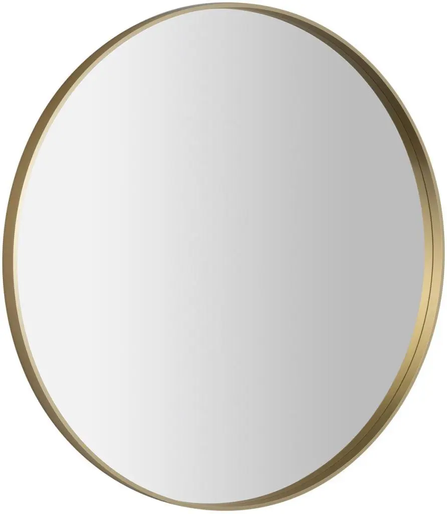 Sapho NOTION kulaté zrcadlo v rámu o 80cm, zlato mat