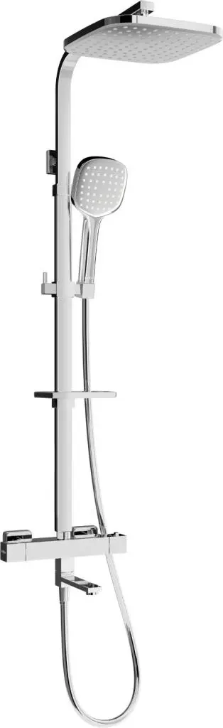 MEXEN/S CQ33 vanový sloup s termostatickou baterií, chrom 779103395-00