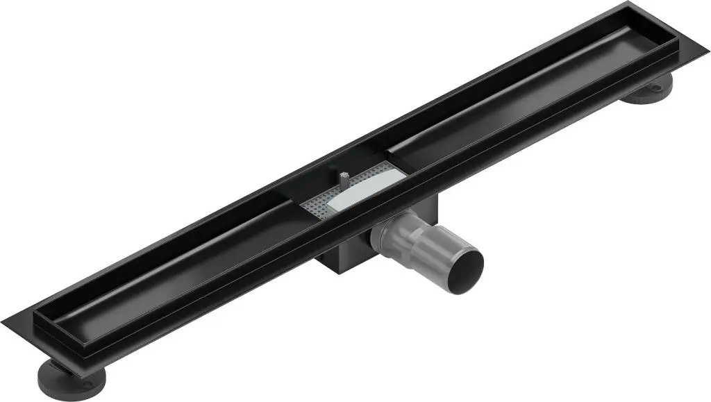 MEXEN - Flat odtokový žlab bez roštu 80 cm černá 1715080