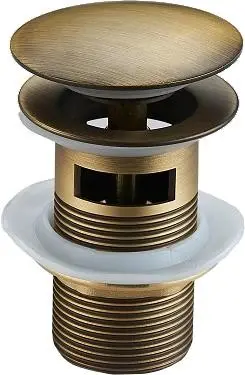 Výpusť click-clack s přepadem MEXEN antique