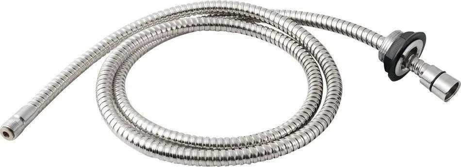 SAPHO - Sprchová průchodka na okraj vany včetně hadice F1/2"-M3/8", kulatá, chrom 1205-04