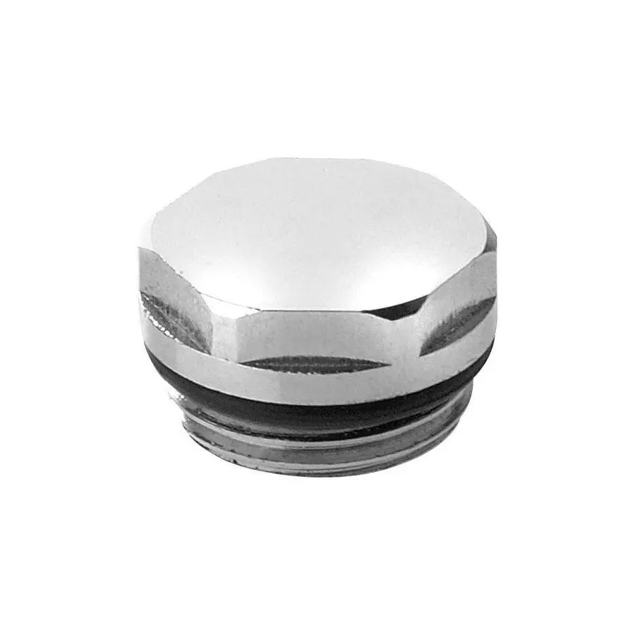 Aqualine Záslepka k radiátoru 1/2", chrom