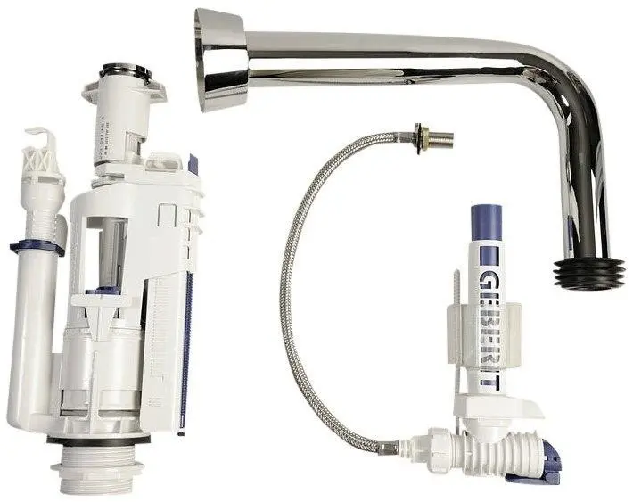 GSI CLASSIC splachovací mechanismus k WC nádržce nízké, chrom