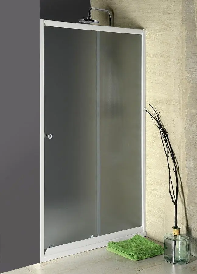 Aqualine - Sprchové dveře posuvné 110 cm, matné sklo BTS110