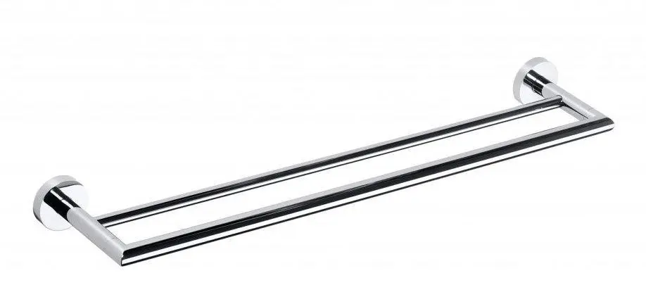 SAPHO - X-ROUND dvojitý držák ručníků 600, chrom XR401