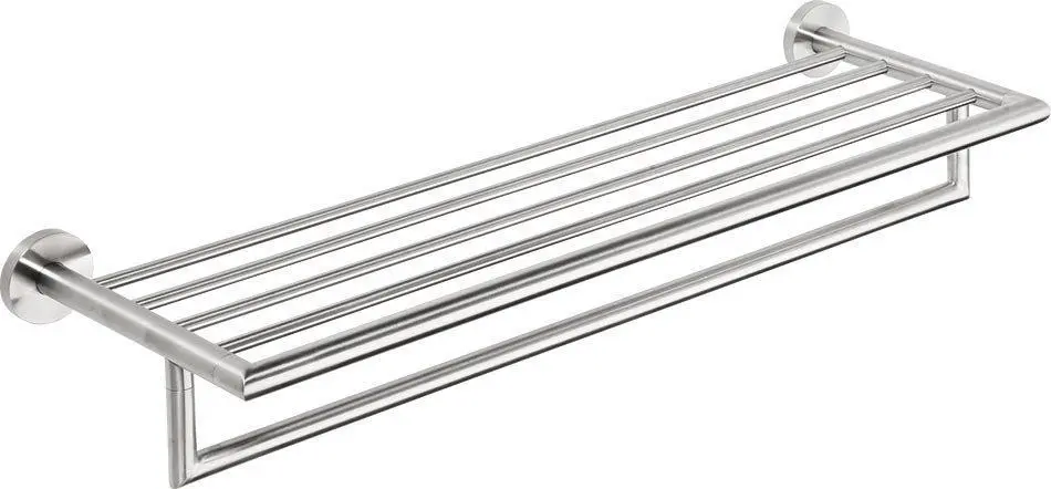 SAPHO - X-STEEL polička na ručníky s hrazdou, nerez mat XS406