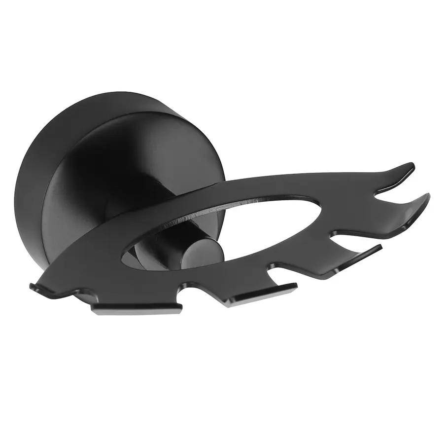 Sapho X-ROUND BLACK držák kartáčků, černá mat
