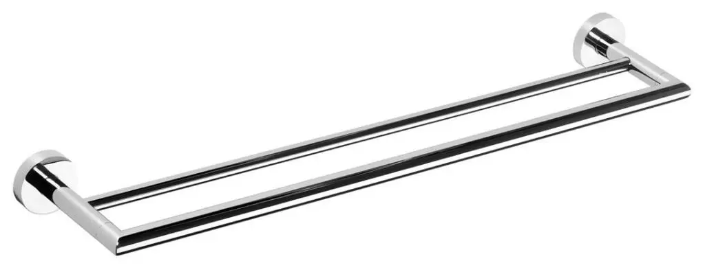 Sapho X-Round - Dvojitý držák ručníků E, délka 80 cm, chrom XR425