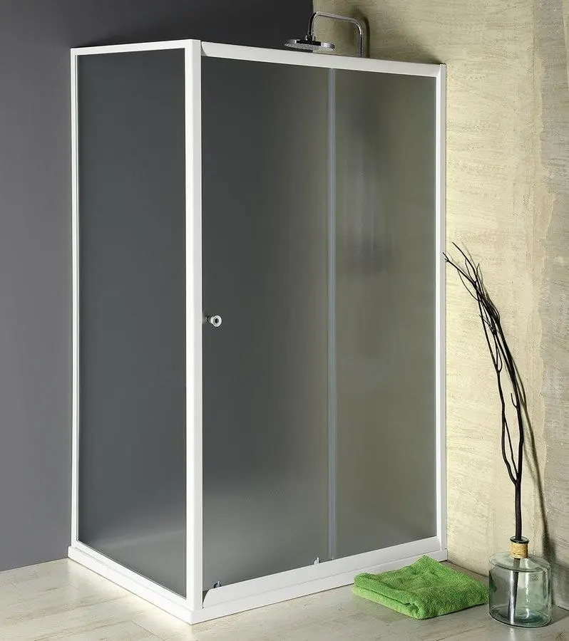 AQUALINE AMADEO obdélníkový sprchový kout 1100x900 L/P varianta, sklo Brick BTS110BTP90