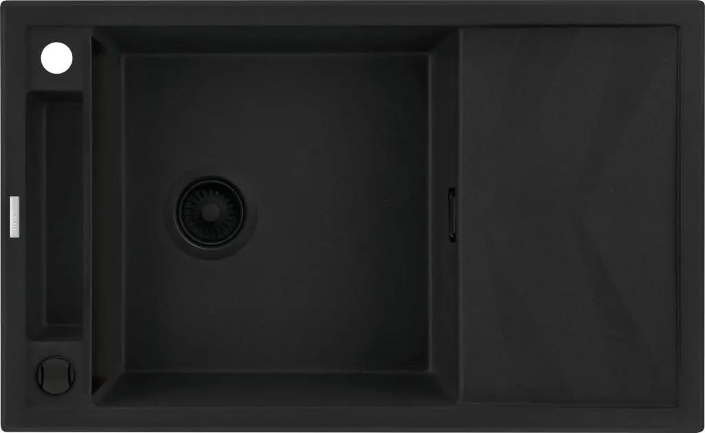 Deante Dřez Magnetic s odkapávačem, granit  - ZRM N113 černý