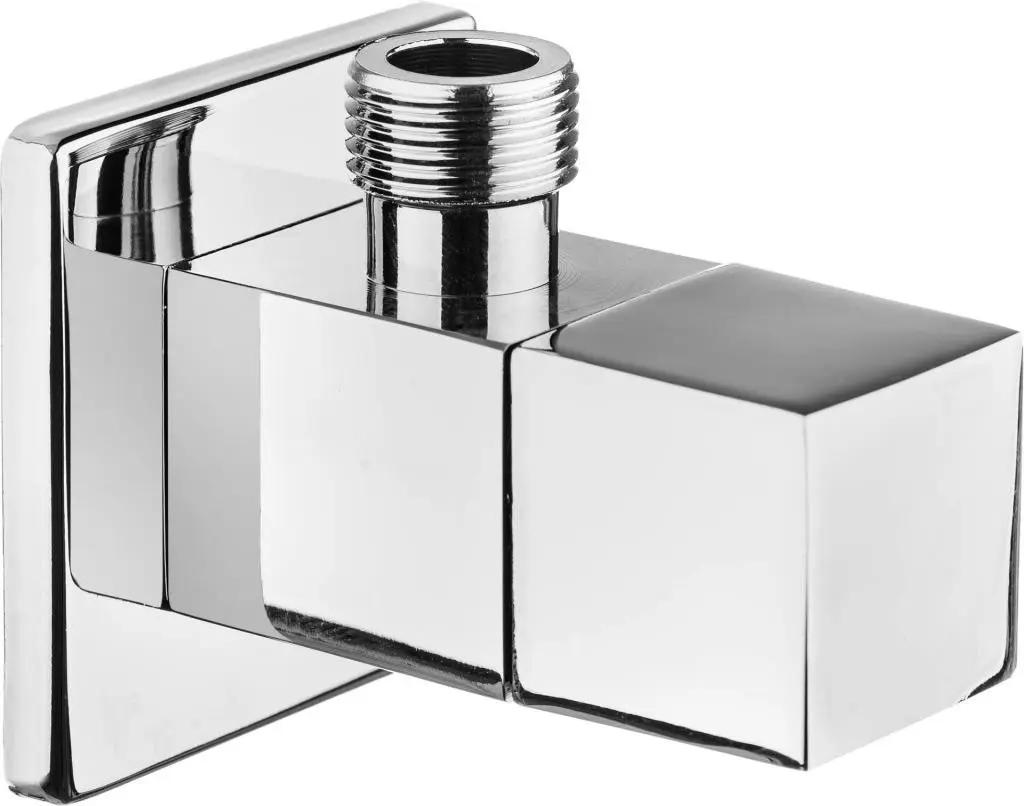 DEANTE - Uzávěr chrom - Rohový ventil, s keramickou kartuší, 1/2" - 3/8" - čtyřhran VFA_B62S