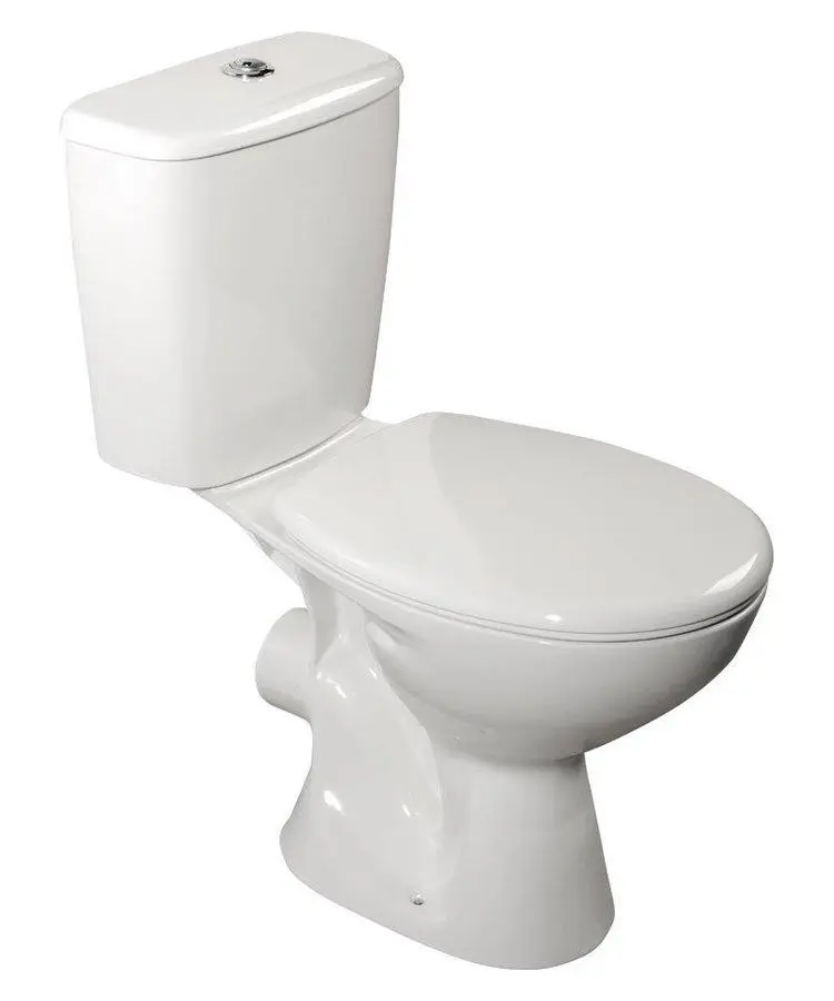 Aqualine JUAN WC kombi, dvojtlačítko 3/6l, zadní odpad, bílá