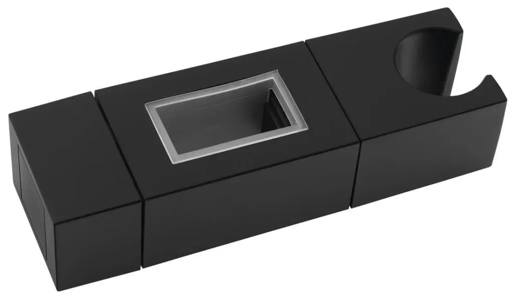 SAPHO - Držák pro sprchovou tyč 30x15, ABS/černá mat NDSC615