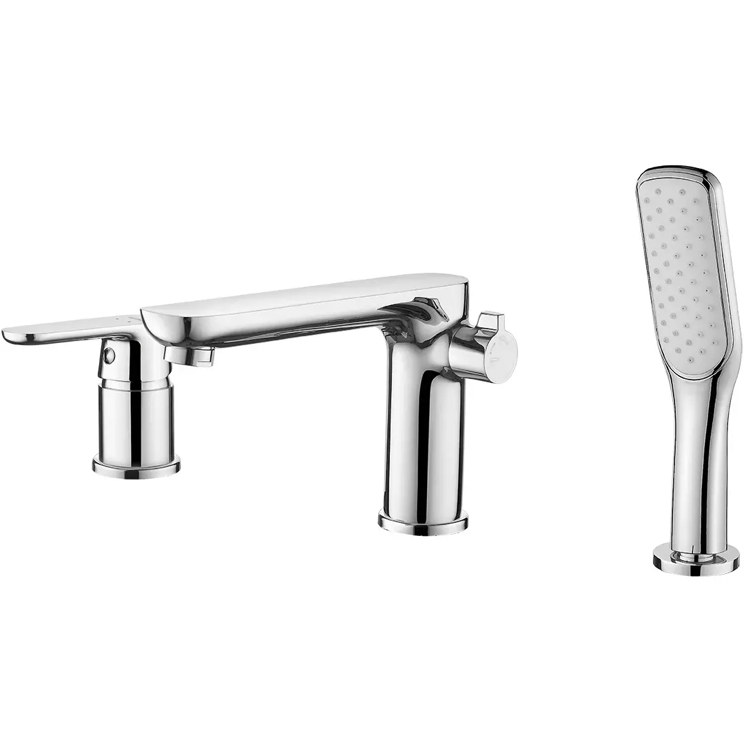 Kuchinox Vanová baterie Dima 3-otvorová se sprchovým setem - BQD_013D, chrom