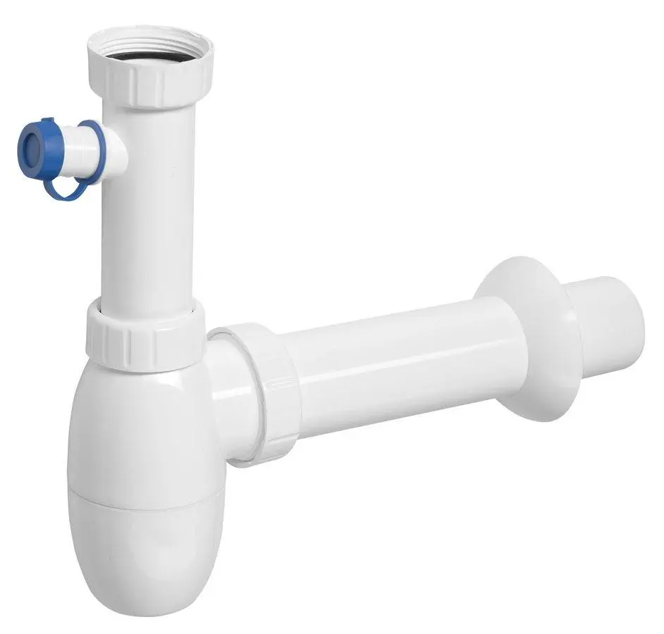 Bruckner Dřezový sifon s odbočkou 6/4", DN50, bílá