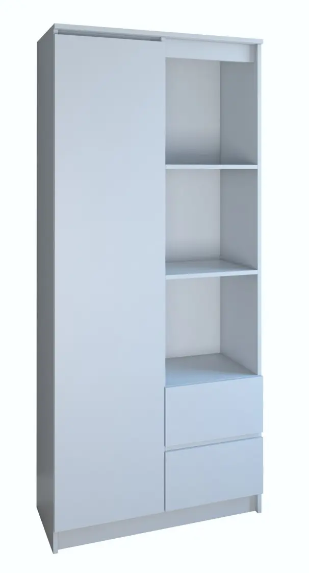 TP Living Skříň RS-80 BILY bílá