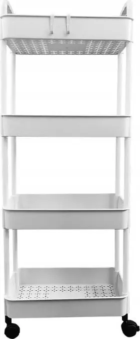 Kontrast Kuchyňský vozík OSIRIS 105,5 cm bílý