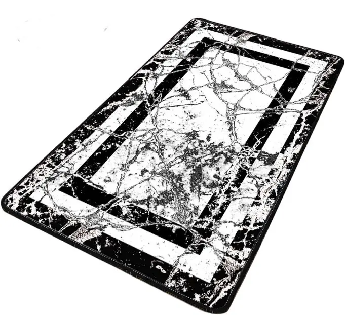 L'essentiel Koupelnová předložka Marmor 80x100 černá