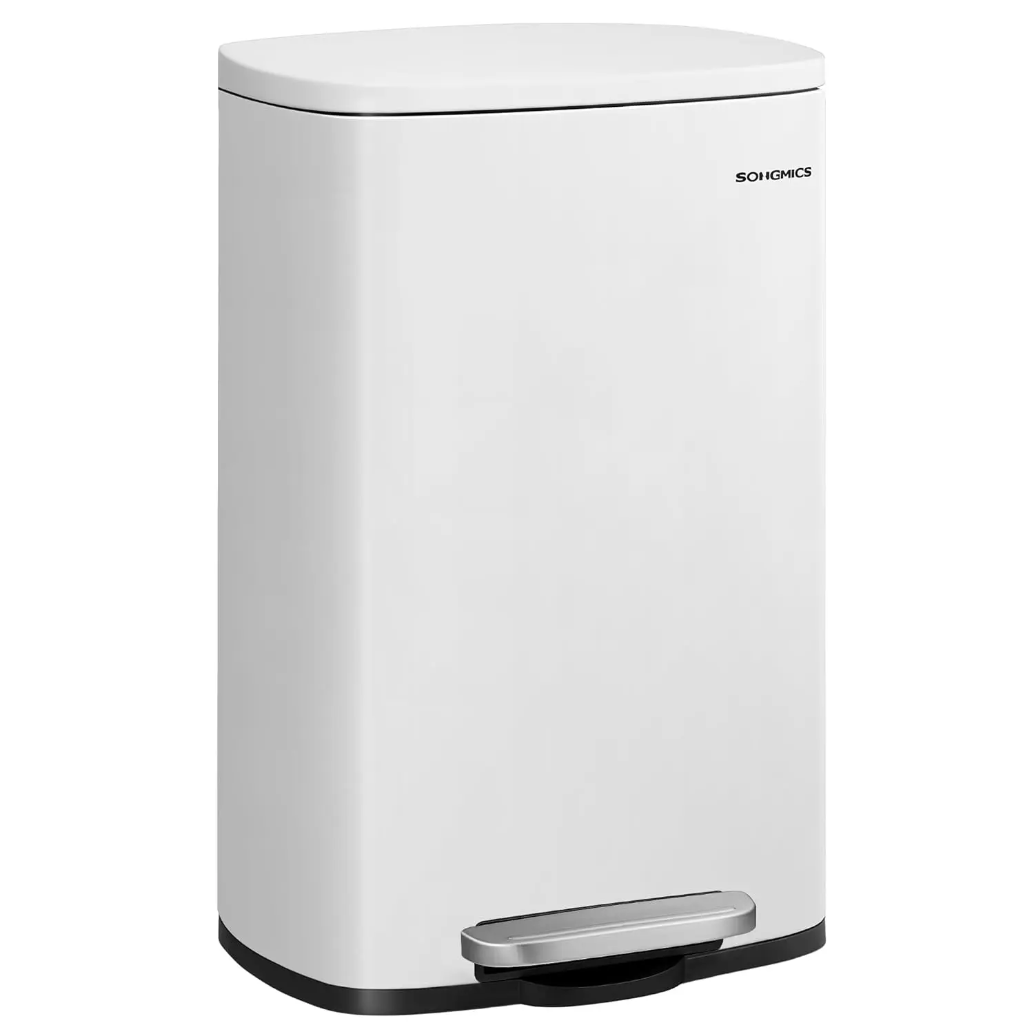 SONGMICS Odpadkový koš Doro 50 l bílý