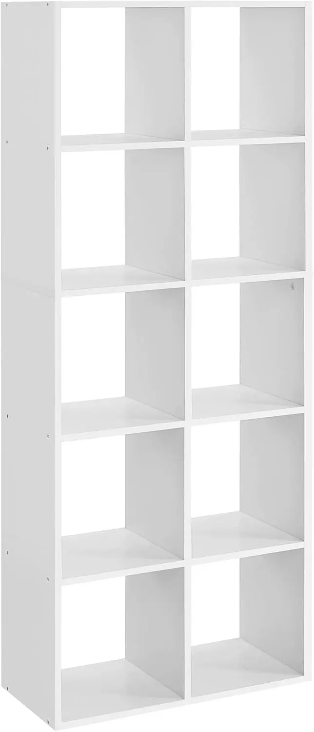 SONGMICS Knihovna Vasagle Broon 65,5 cm bílá