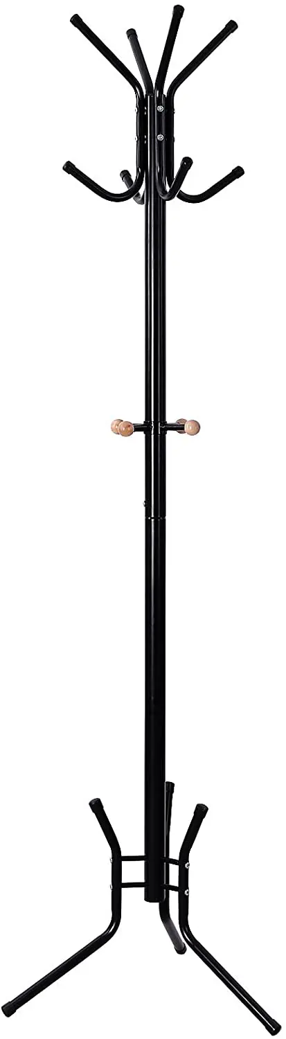 SONGMICS Stylový kovový věšák na kabáty 176 cm