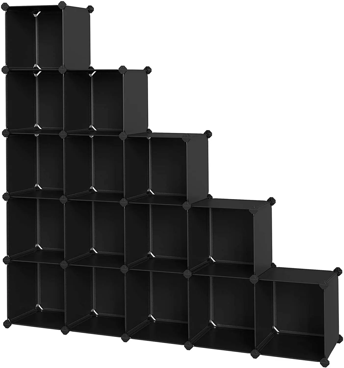 SONGMICS Regál CUBE černý