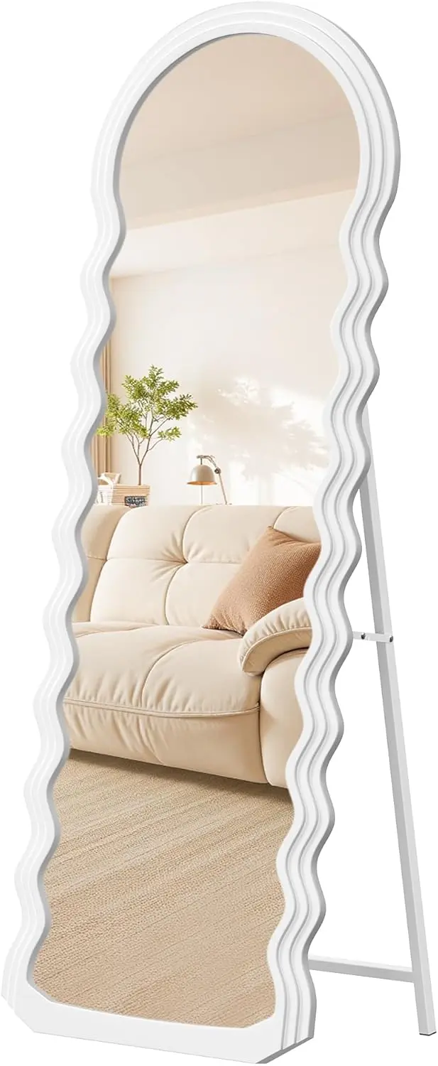SONGMICS Volně stojící zrcadlo Standy 160 cm bílé