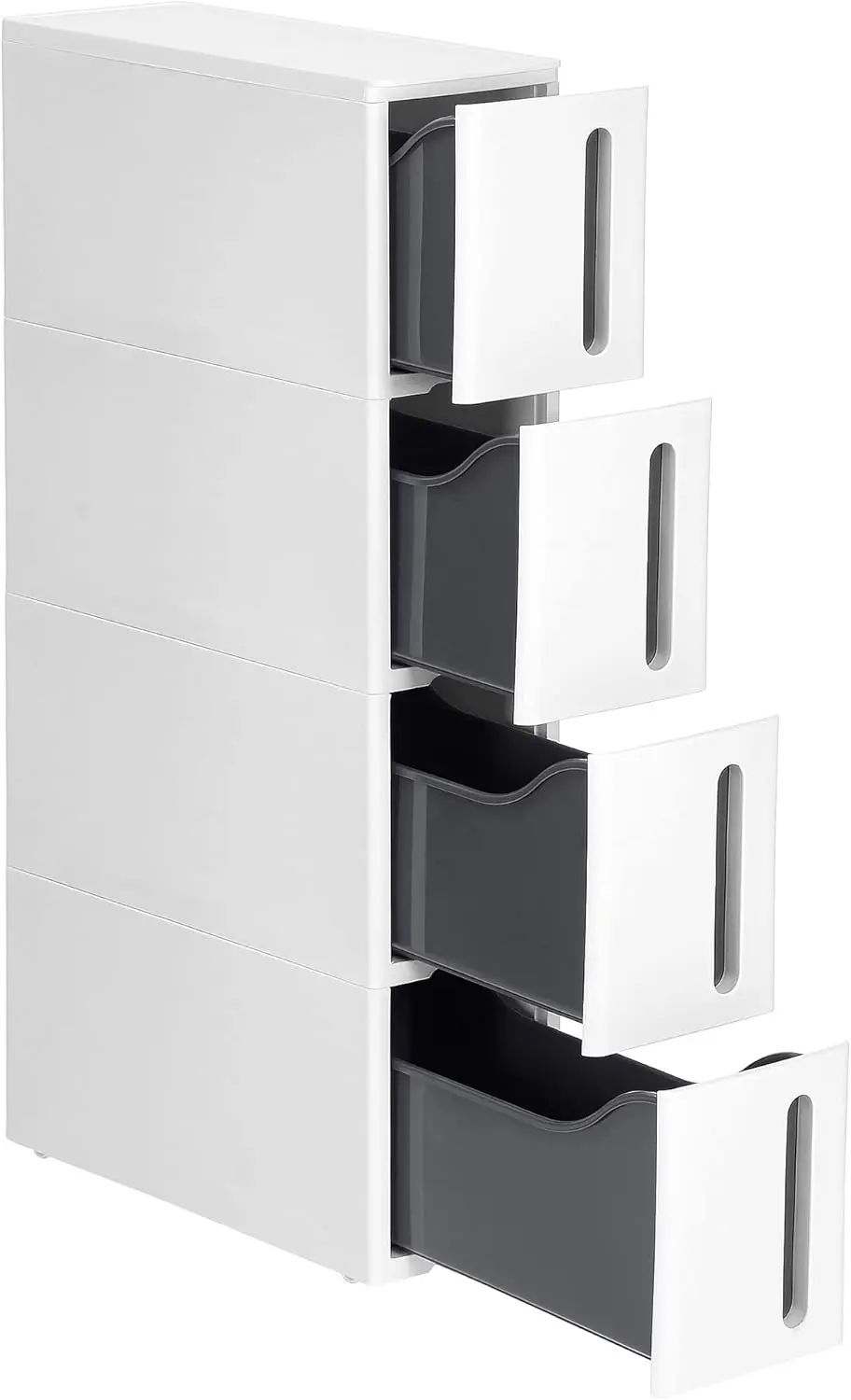 SONGMICS Úložný kuchyňský regál BASTEN 84 cm bílý