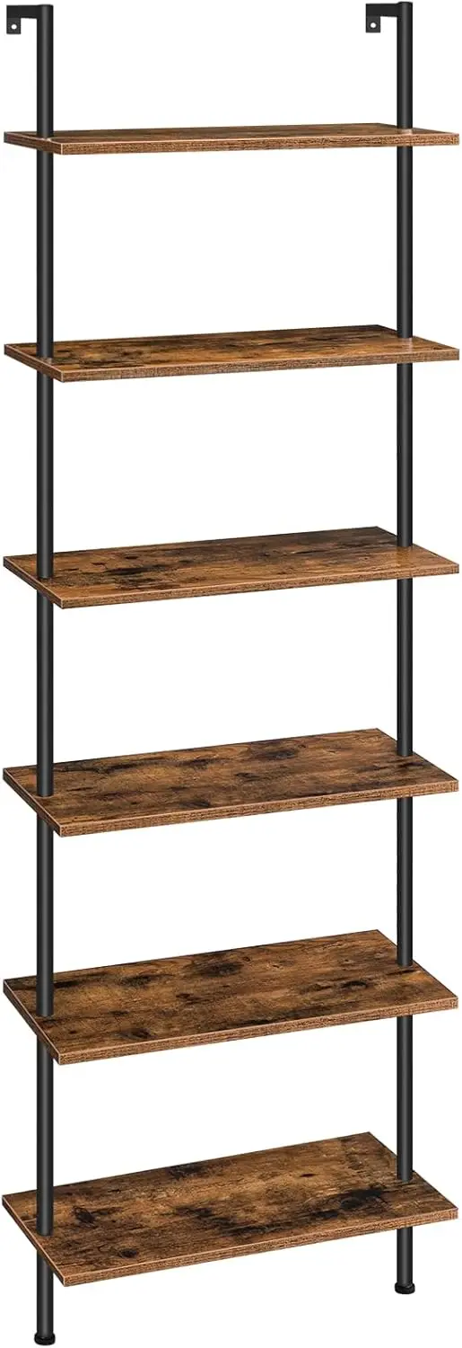 Knihovna Vasagle Zorami 60 cm černá/hnědá