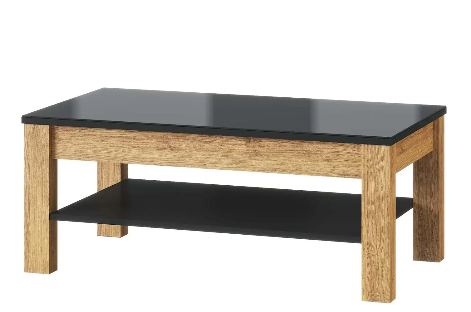 Szynaka Konferenční stolek Kama II 41 110 cm dub Camargue/černý
