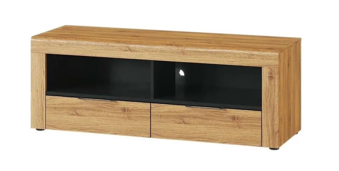 Szynaka TV stolek Kama II 24 119 cm dub Camargue/černý