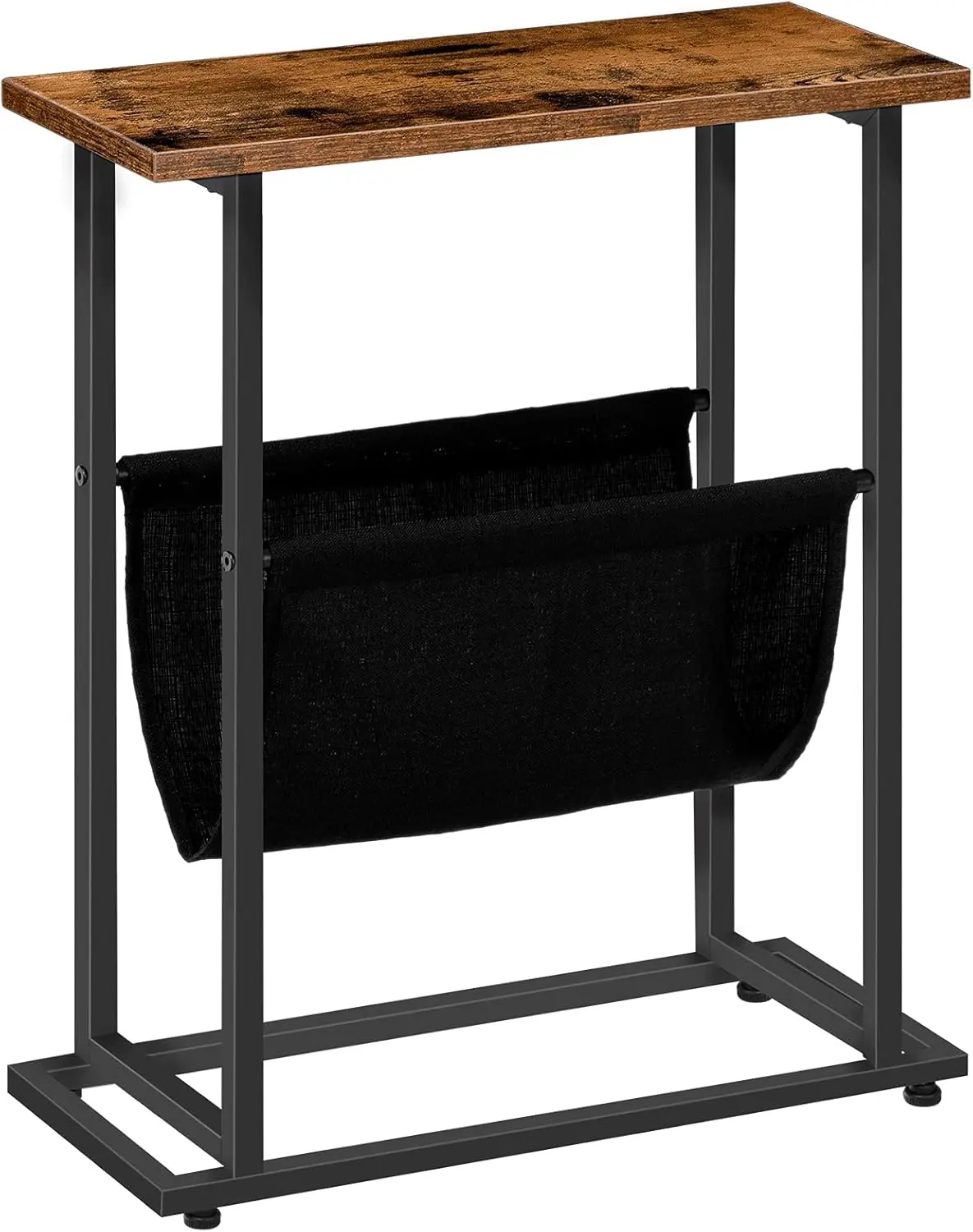 Odkládací stolek Vasagle Olmira 45 cm černý/hnědý
