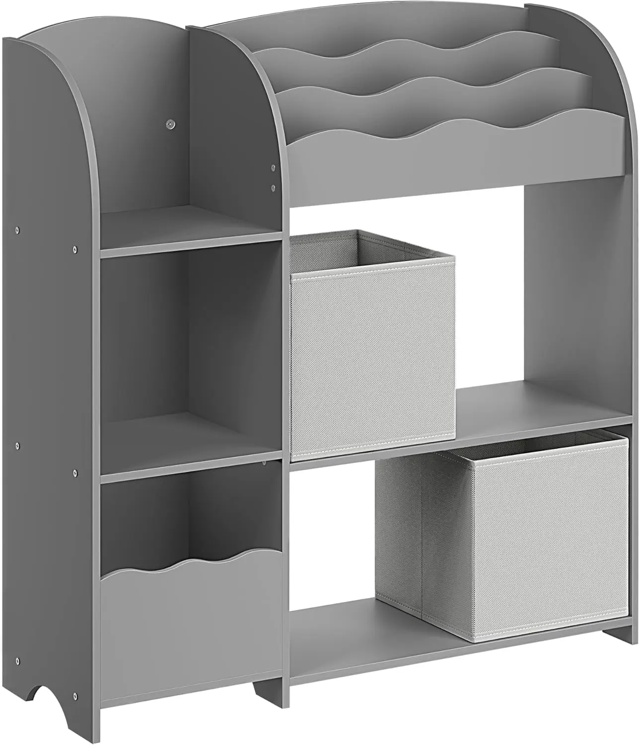 SONGMICS Dětský regál Greys 93 cm šedý