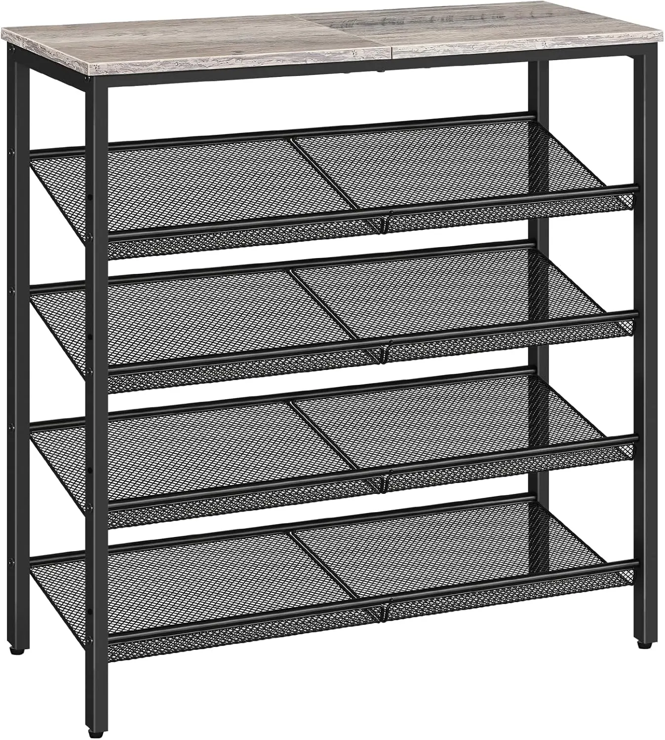 Botník Vasagle Melas 81 cm černý/šedý