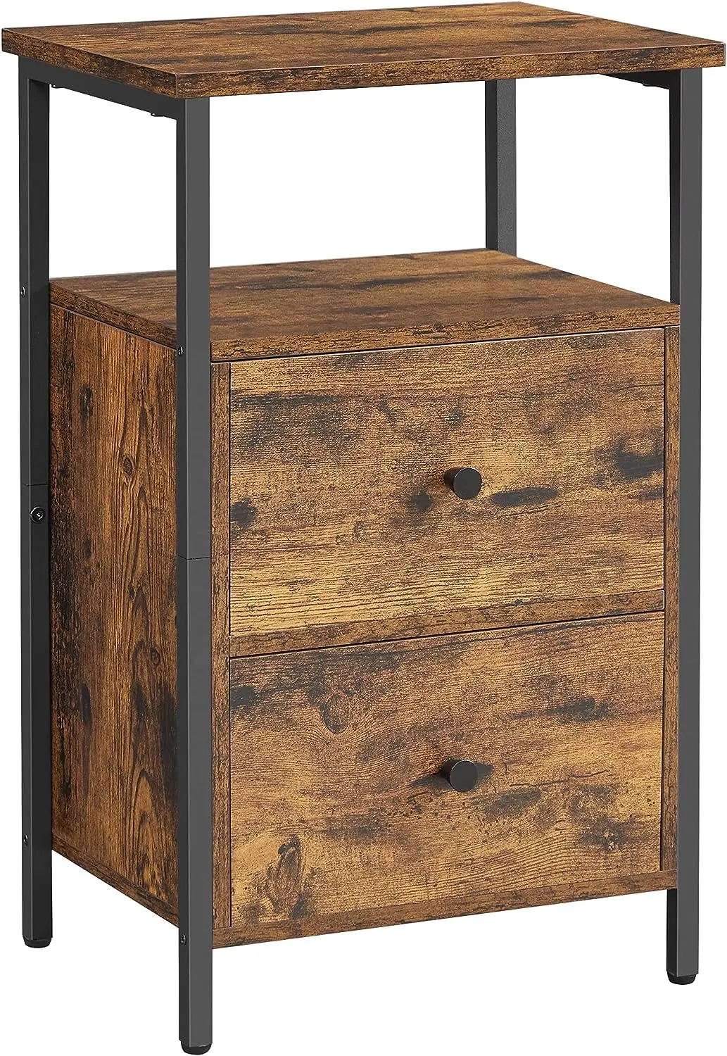 SONGMICS Noční stolek Domo vintage hnědý