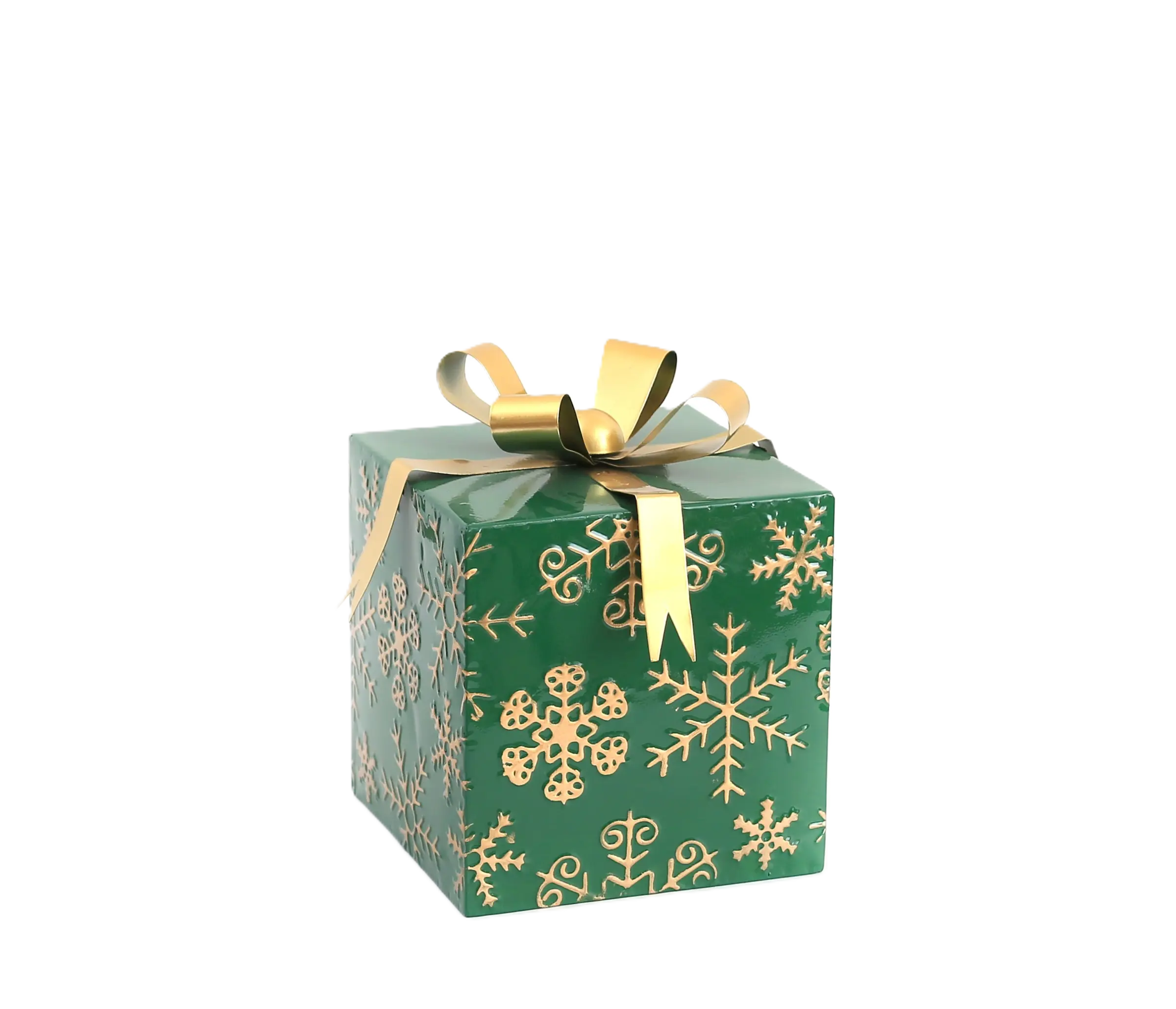 Mondex Vánoční dekorace Santa Lila Dárek 18,5 cm zelený