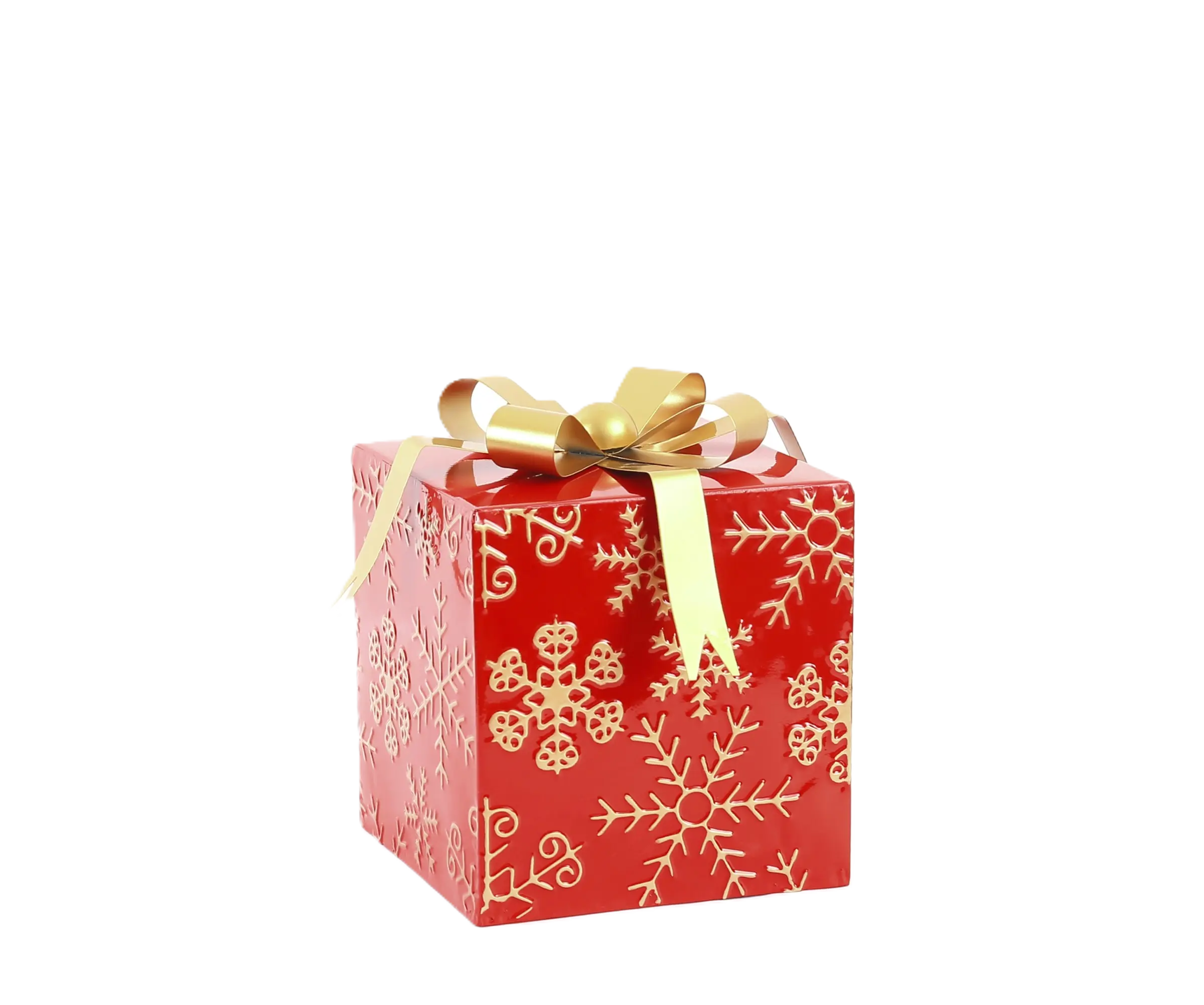Mondex Vánoční dekorace Santa Lila Dárek 18,5 cm červený
