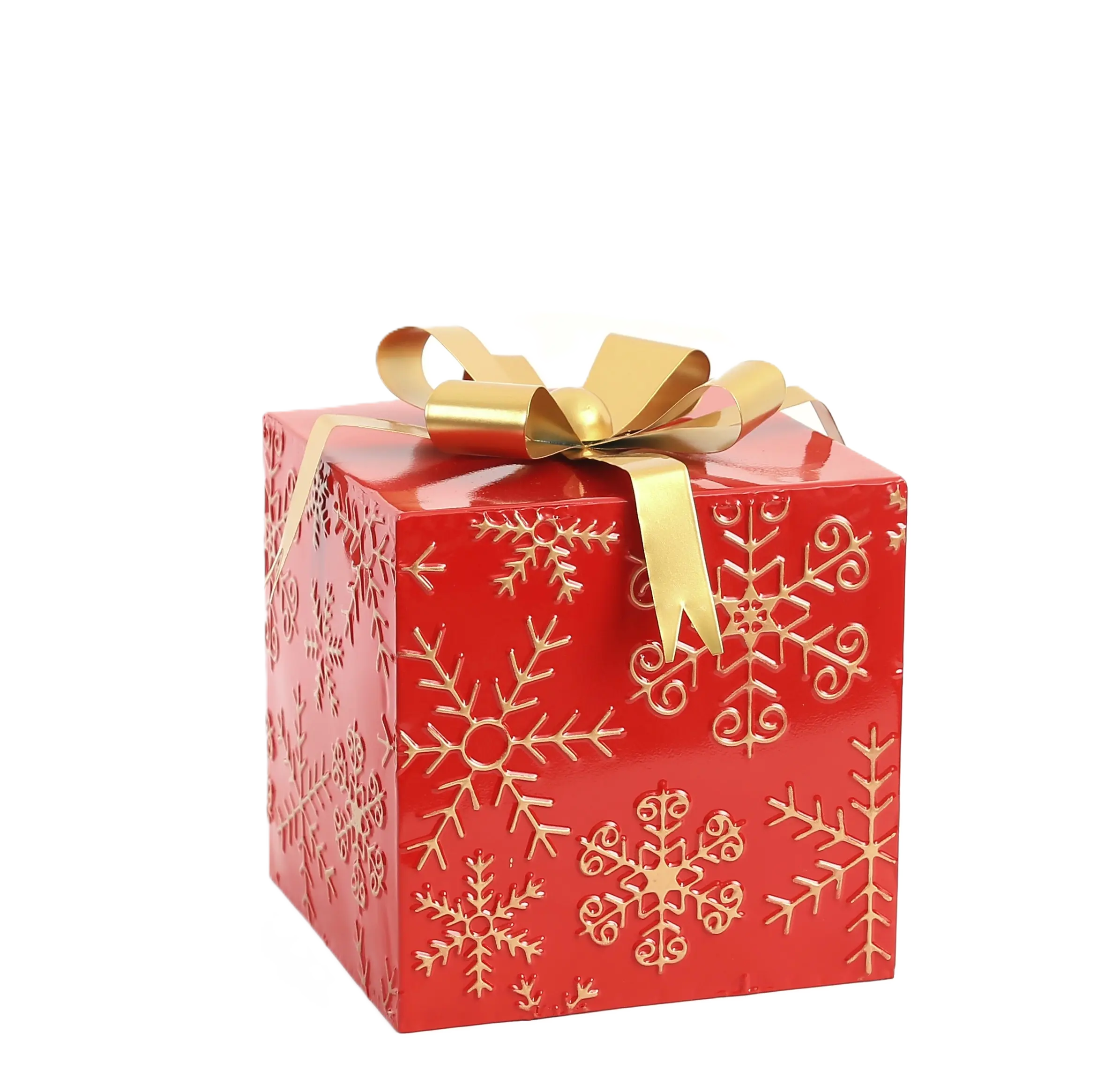 Mondex Vánoční dekorace Santa Lila Dárek 21 cm červený