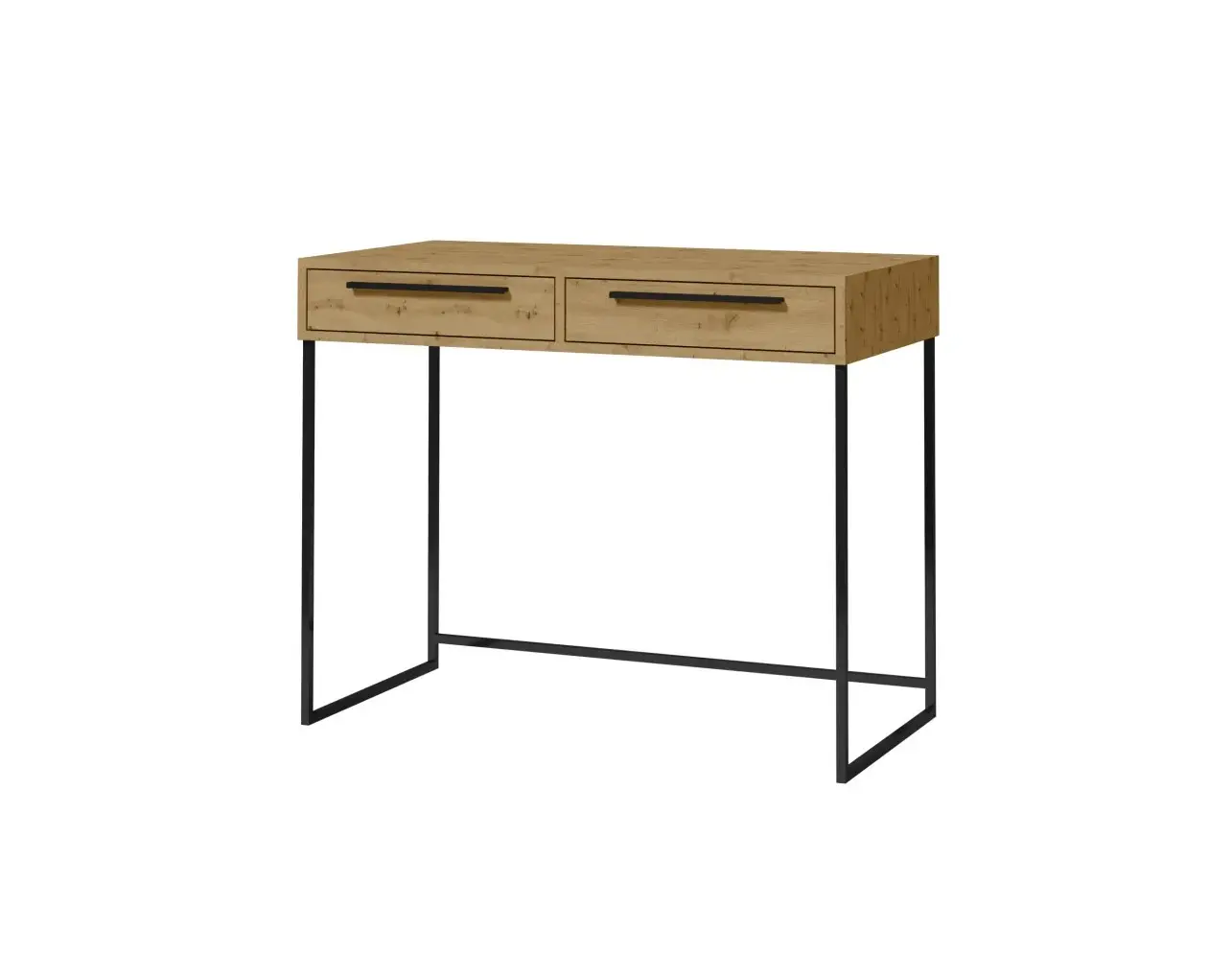 ADRK Psací stůl Ariana 100 cm černý/dub Artisan