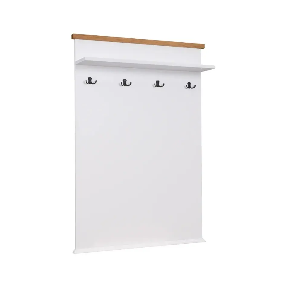 ADRK Předsíňový věšák Galileo 99 cm bílý/dub přírodní