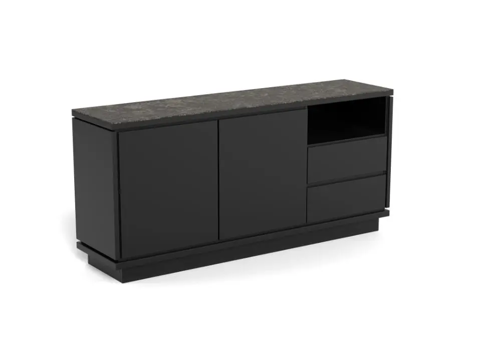 Actona Komoda Tribeca 160 cm černá