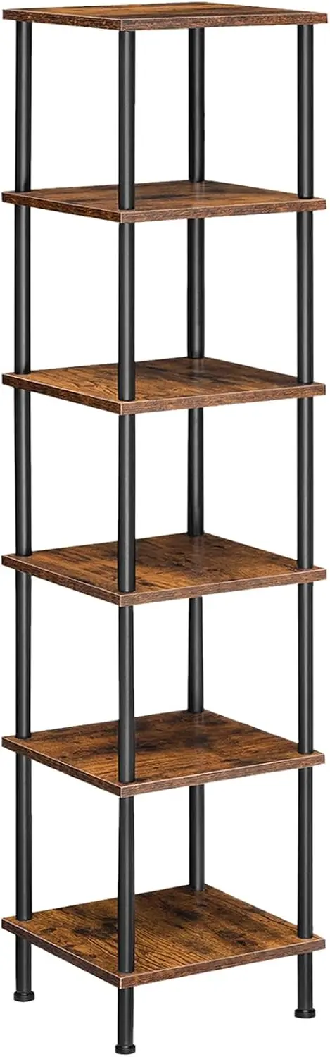 Regál Vasagle Clia 30 cm hnědý/černý